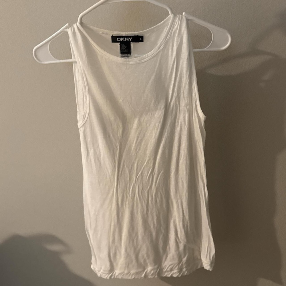 white dkny tank